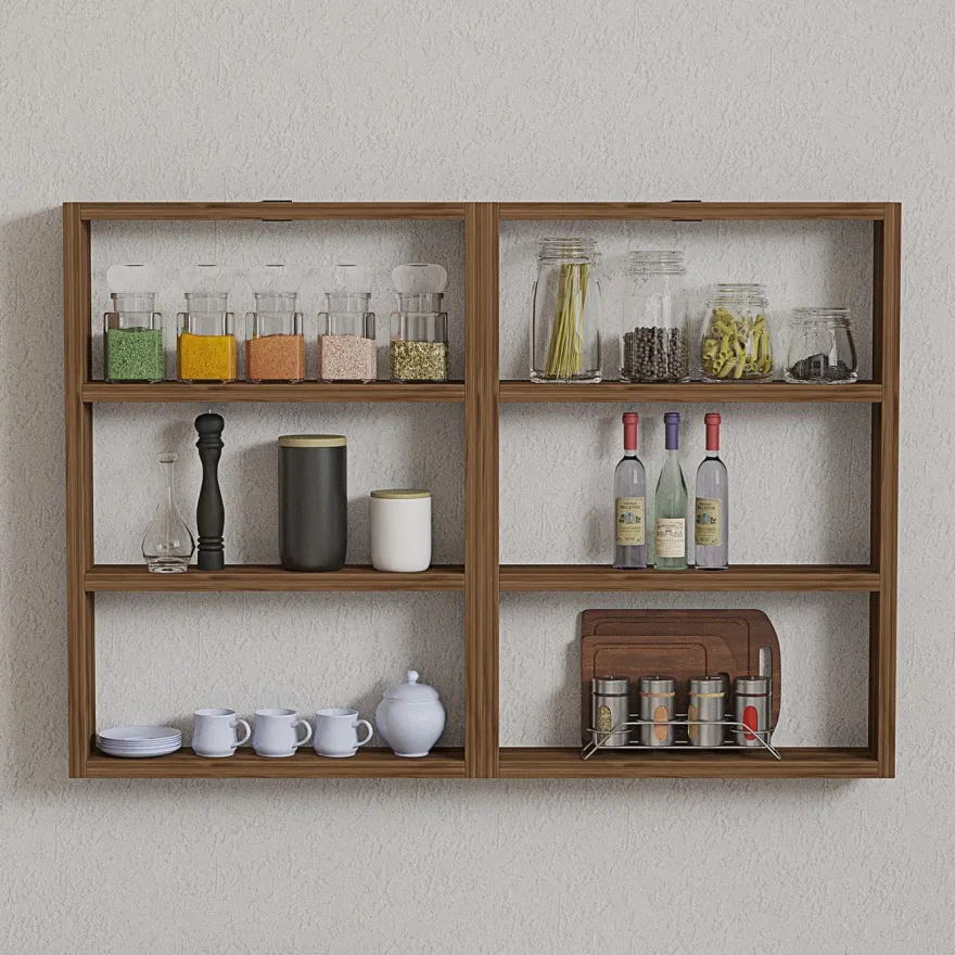 Seinähylly Linento Furniture Hexa 85x60cm