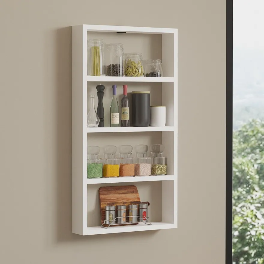 Seinähylly Linento Furniture Quatro 43x80cm
