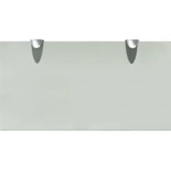 Seinähylly, 8 mm lasi, 40x20 cm, läpinäkyvä
