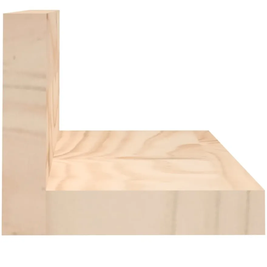 Seinähyllyt 2kpl, 50-110x11x9cm, mänty, eri kokoja ja värejä