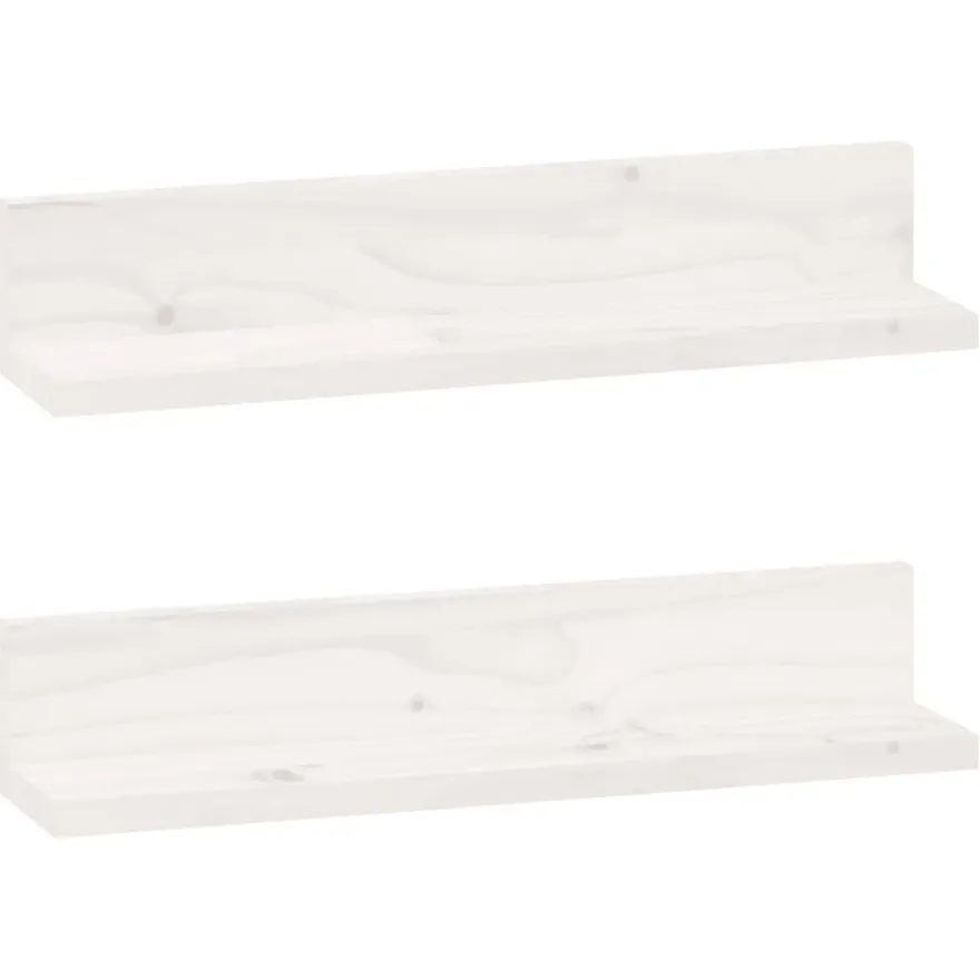 Seinähyllyt 2kpl, 50-110x11x9cm, mänty, eri kokoja ja värejä