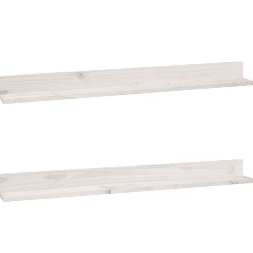 Seinähyllyt 2kpl, 50-110x11x9cm, mänty, eri kokoja ja värejä