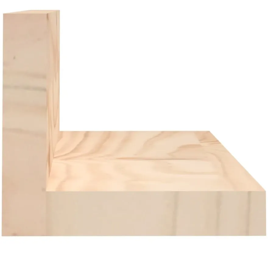 Seinähyllyt 2kpl, 50-110x11x9cm, mänty, eri kokoja ja värejä