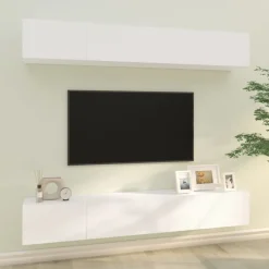 Seinä- ja TV-kaappisarjat, 4 kpl, eri värejä ja kokoja (18048)