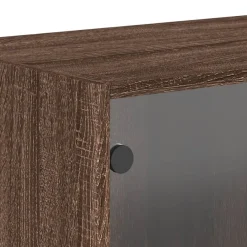 Seinäkaappi lasiovilla, 68,5x37x35 cm, eri värejä ja pakkauskokoja (32681)