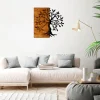 Seinäkoriste Linento Furniture Agac, ruskea/musta