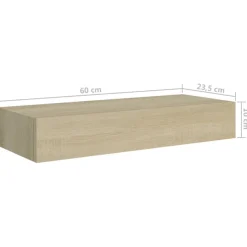 Seinälaatikkohyllyt MDF, eri värejä/kokoja ja pakkauskokoja (06702)
