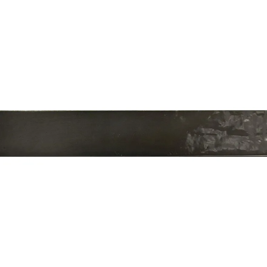 Seinälaatta Pukkila Manacor Black, kiiltävä, strukturoitu, 6.5x40cm