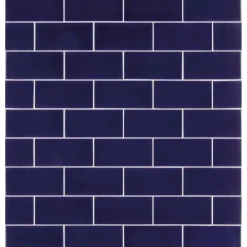 Seinälaatta Pukkila Urban Atelier Cobalto, kiiltävä, sileä, 140x70mm