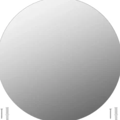 Seinäpeilit 2 kpl 70 cm pyöreä lasi