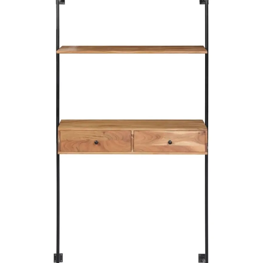 Seinäpöytä 90x40x170 cm akaasiapuu