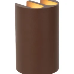 Seinäspotti Lucide York, 7x5.8cm, IP54, 1.2W, ruskea
