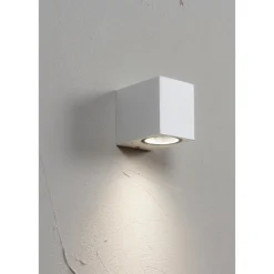 Seinävalaisin Airam Sund, max 11W, GU10, 80x68x93mm, IP44, valkoinen/kirkas