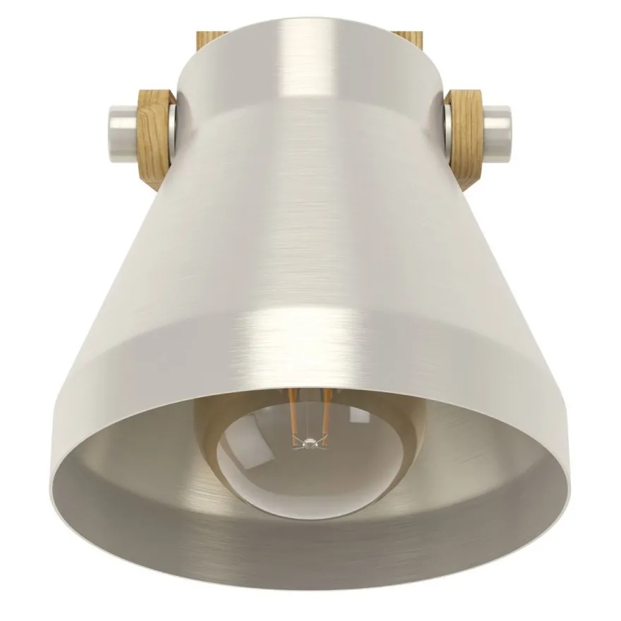 Seinävalaisin Eglo Awton, E27, 40W, IP20, teräs/puu