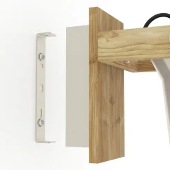 Seinävalaisin Eglo Awton, E27, 40W, IP20, teräs/puu