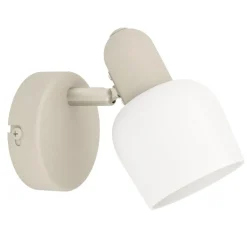 Seinävalaisin Eglo Corato, E14, 18W, IP20, hiekka/valkoinen