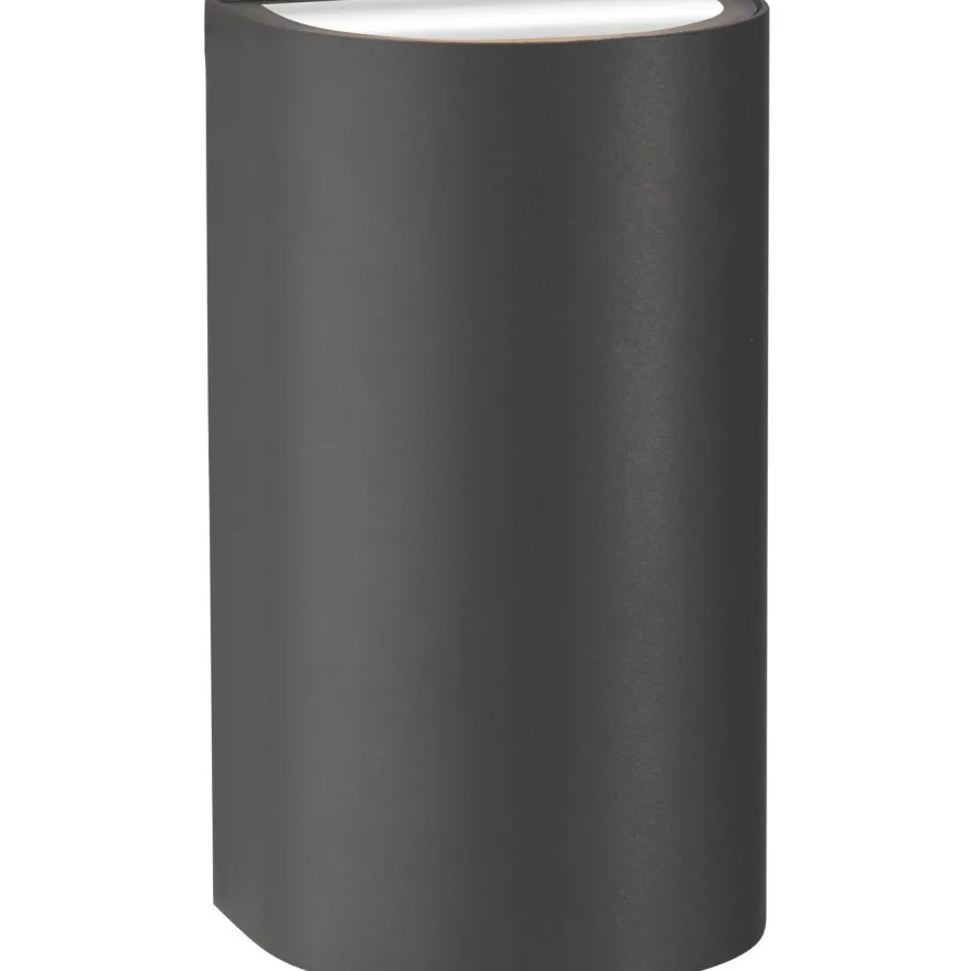 Seinävalaisin Led Energie ROOMA, 2xGU10, IP44, max. 28W x 2, antrasiitinharmaa