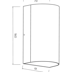Seinävalaisin Led Energie ROOMA, 2xGU10, IP44, max. 28W x 2, antrasiitinharmaa