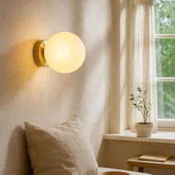 Seinävalaisin Linento Lighting 242110 antiikkimessinki