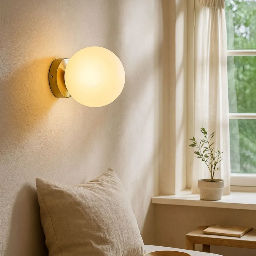 Seinävalaisin Linento Lighting 242110 antiikkimessinki