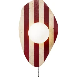 Seinävalaisin Linento Lighting Band beige/valkoinen/punainen