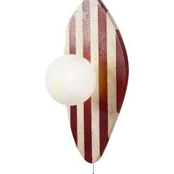 Seinävalaisin Linento Lighting Band beige/valkoinen/punainen