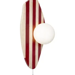 Seinävalaisin Linento Lighting Band beige/valkoinen/punainen