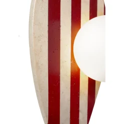 Seinävalaisin Linento Lighting Band beige/valkoinen/punainen