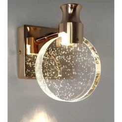 Seinävalaisin Linento Lighting BRZ-343405, ø17cm, IP20, 4000K, kulta