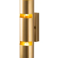 Seinävalaisin Linento Lighting Luxora, 8x30cm, kulta