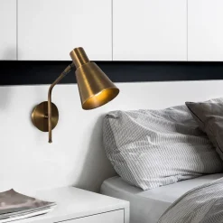 Seinävalaisin Linento Lighting Sivani 2, Ø15cm, E27, suunnattava