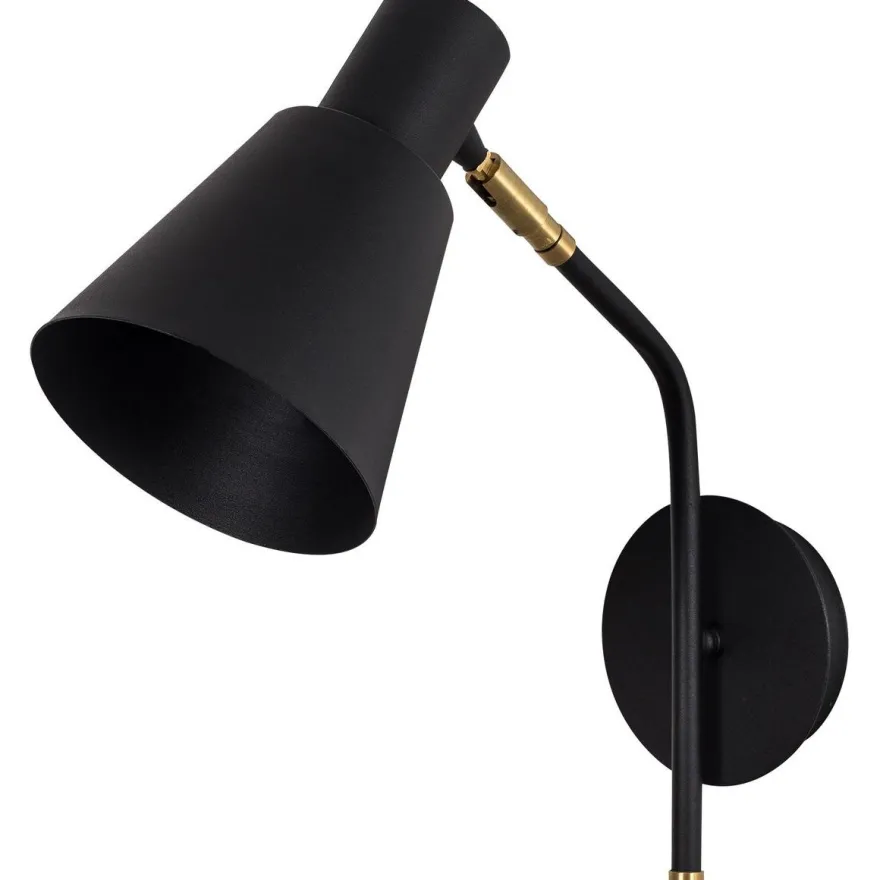 Seinävalaisin Linento Lighting Sivani 2, Ø15cm, E27, suunnattava