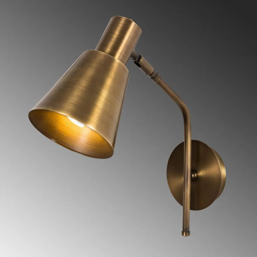 Seinävalaisin Linento Lighting Sivani 2, Ø15cm, E27, suunnattava
