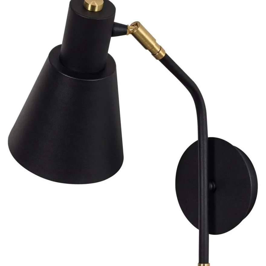 Seinävalaisin Linento Lighting Sivani 2, Ø15cm, E27, suunnattava