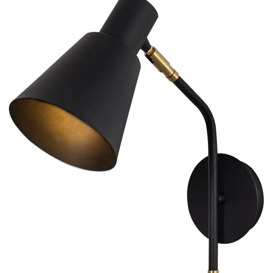 Seinävalaisin Linento Lighting Sivani 2, Ø15cm, E27, suunnattava