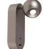 Seinävalaisin Lucide Montana, 6.5x11cm, IP20, 6.3W, harmaa