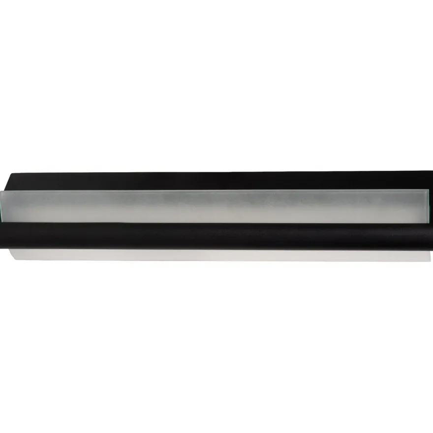 Seinävalaisin Lucide Wanda, 10.2x45cm, IP44, 15W, musta