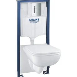 Seinä-WC-paketti Grohe Solido 5-in-1, valkoinen