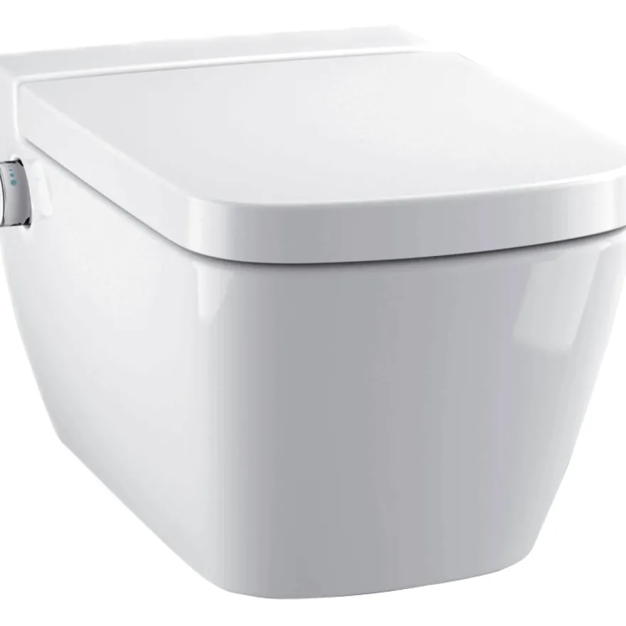 Seinä-WC-paketti Tece TH Lux 1, Tece Base Nordic -asennusteline ja pesevä Tece One Bidé WC-istuin, huuhtelukaulukseton