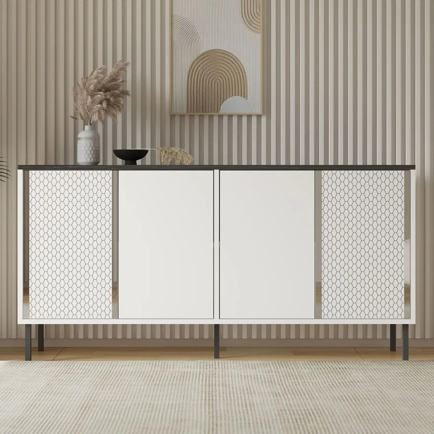 Senkki Linento Furniture Bertilda, 150x75cm, valkoinen