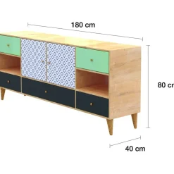 Senkki Linento Furniture Colores, monivärinen
