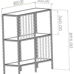 Senkki Linento Furniture Sunny, 80x90cm