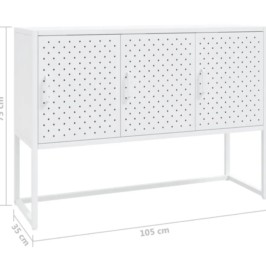 Senkki 75-105x35x75cm, teräs, eri kokoja ja värejä