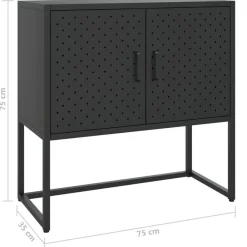 Senkki 75-105x35x75cm, teräs, eri kokoja ja värejä