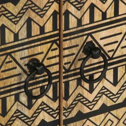 Senkki 60x33,5x75 cm täysi karkea mangopuu (18653)
