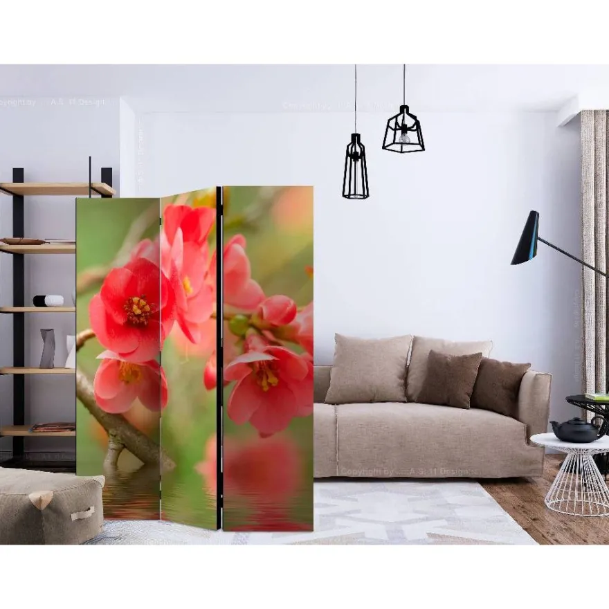 Sermi Artgeist Azalea reflected in the water, 135x172cm