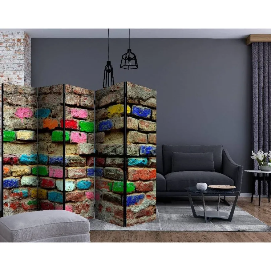 Sermi Artgeist Colourful Bricks II, 225x172cm