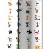 Sermi Artgeist Learning by playing - Animals, 135x172cm
