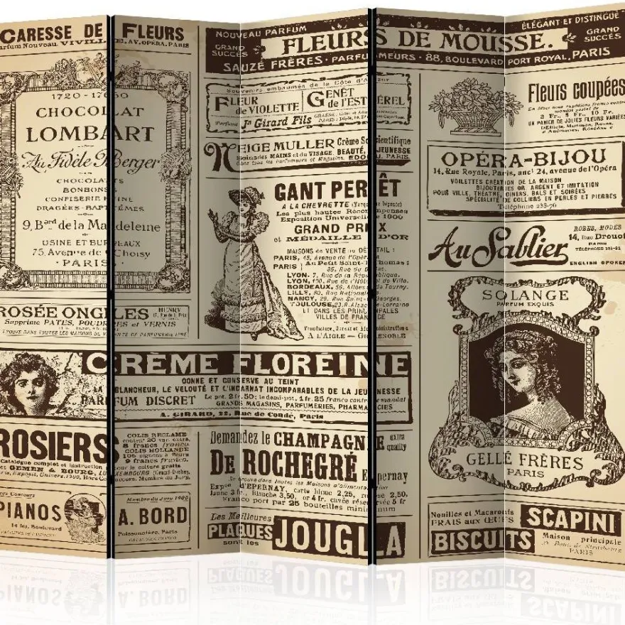 Sermi Artgeist Vintage Magazines II, 225x172cm
