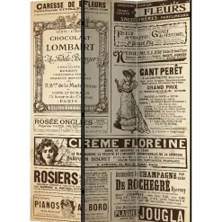 Sermi Artgeist Vintage Magazines, 135x172cm